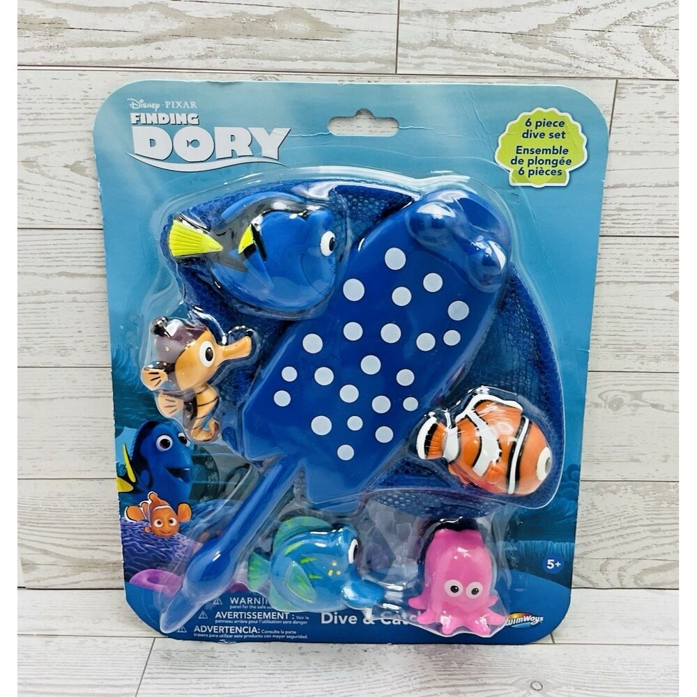 Finding Dory Mr Ray Dive And Catch Game 6 Piece Set  5+ - NIP - Picture 2 of 4